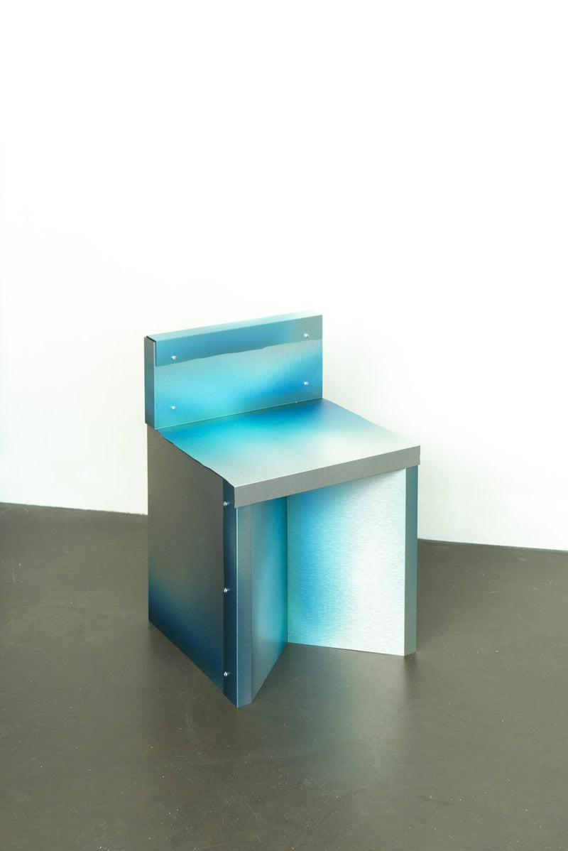 Aluplié Chair, Green to Blue