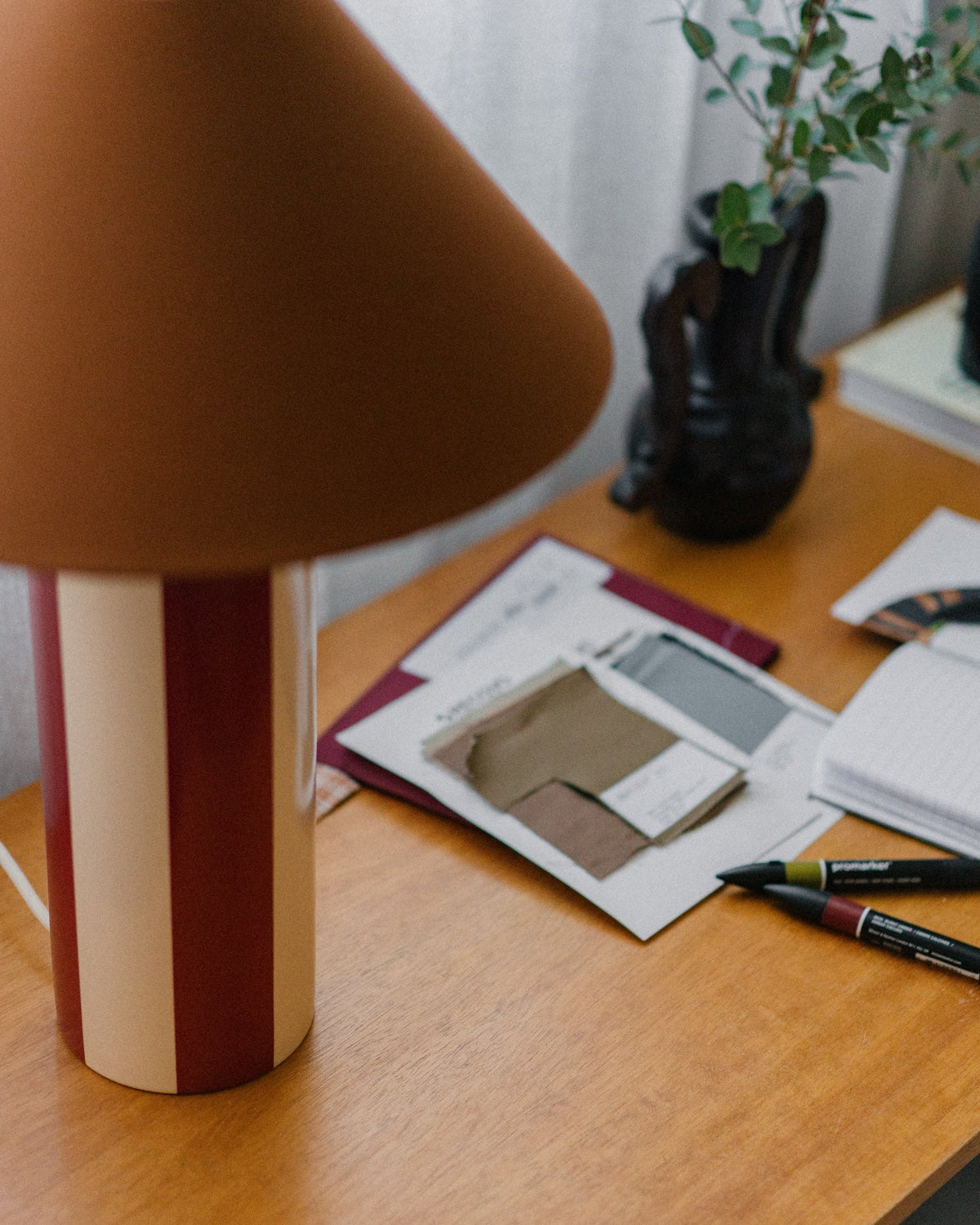 ombrellina — oxblood & camel brown #oxblood_&_camel_brown
