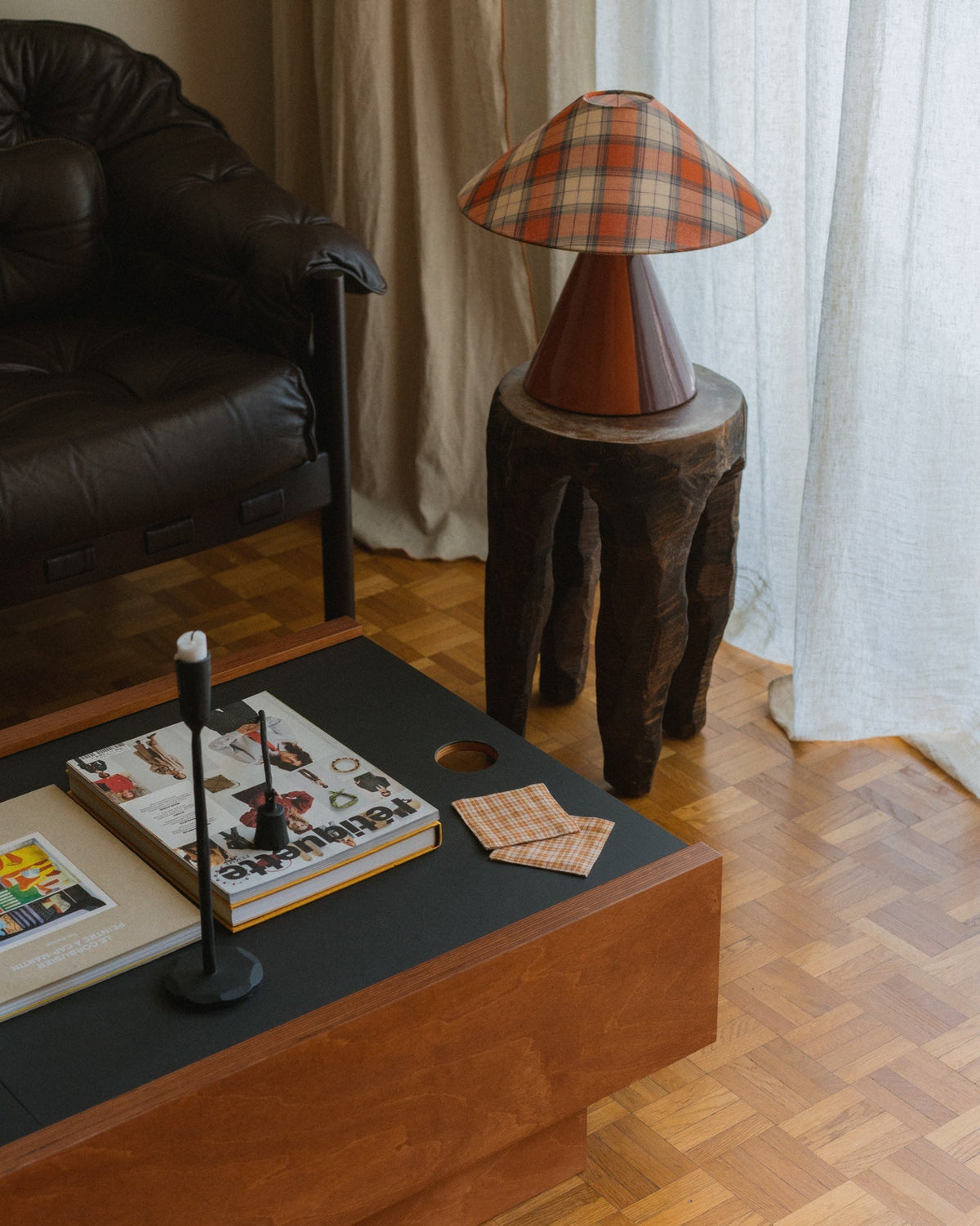 caterina — cognac tartan #cognac_tartan