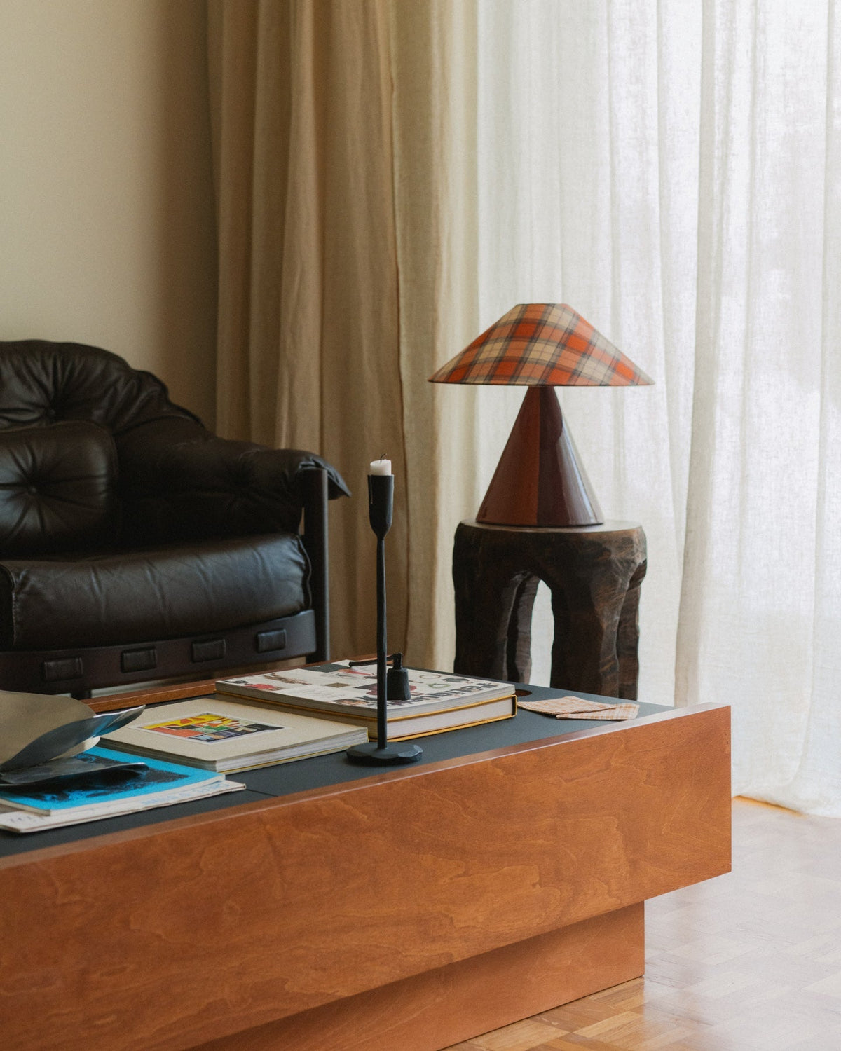 caterina — cognac tartan #cognac_tartan