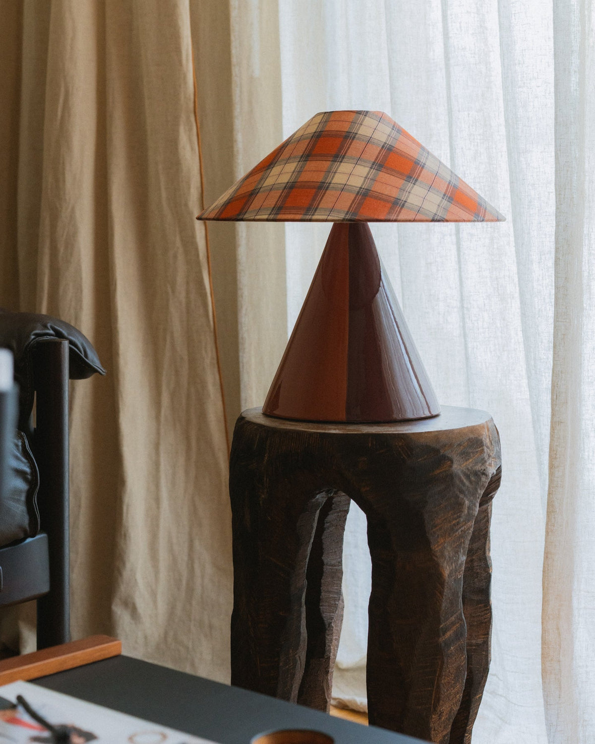 caterina — cognac tartan #cognac_tartan