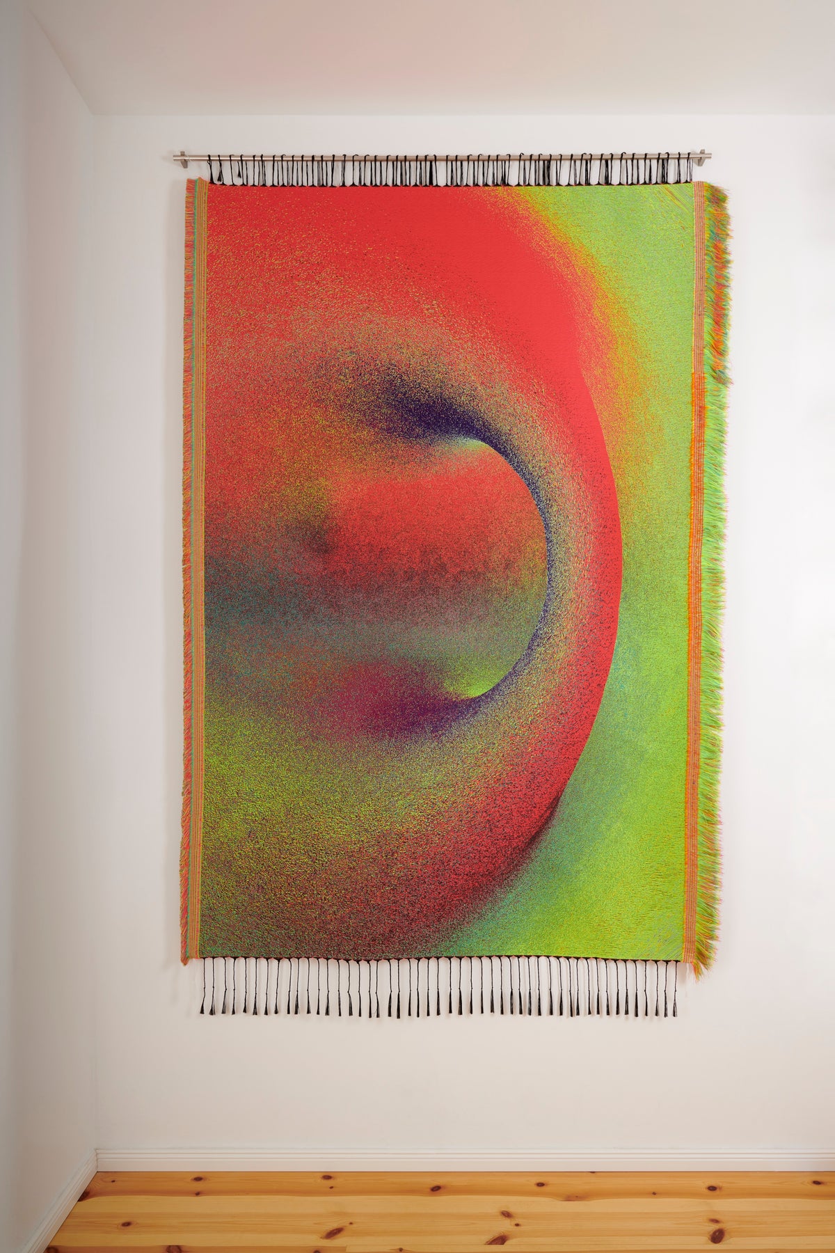 heat 1 — tinted tango, jacquard tapestry by lucas gutierrez