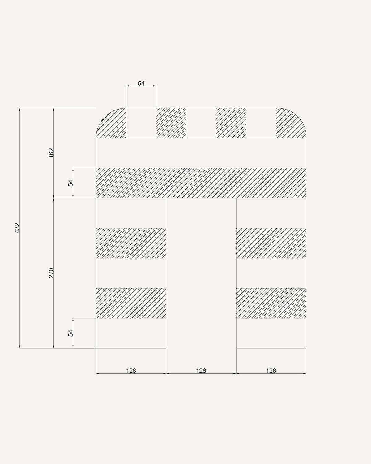 marcello — wooden striped #wooden_striped