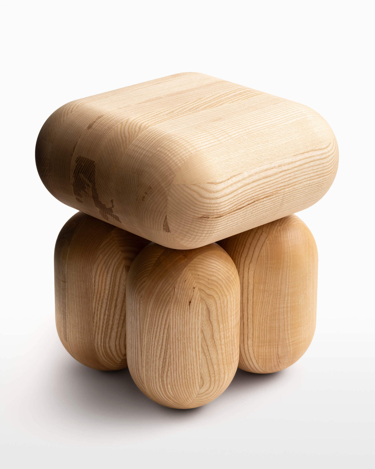 nf1 - wooden stool — new facettes · collectible design at spazio