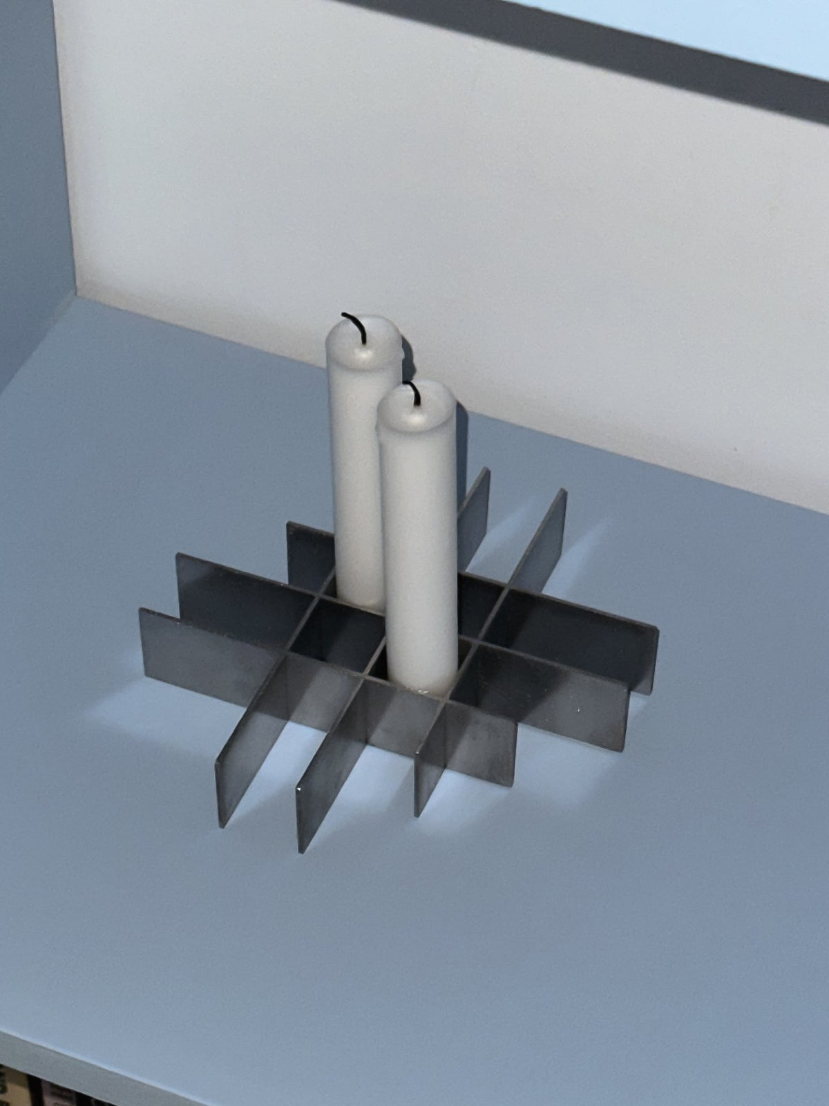 stainless steel candle holder — Dot Objects · collectible design at spazio