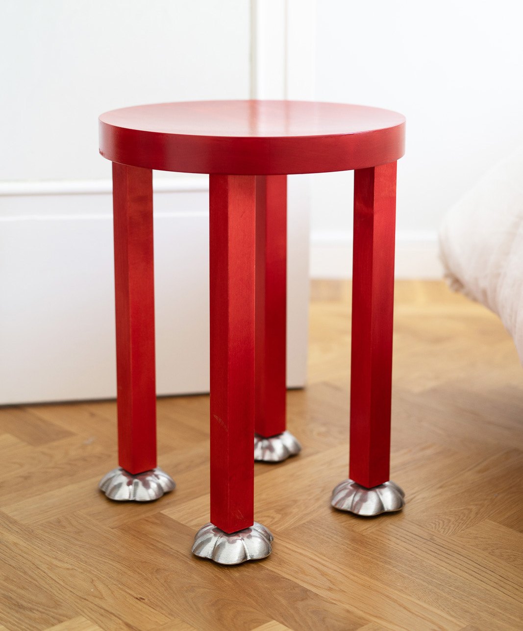 New Shoes Stool — Ebba Lindgren · collectible design at spazio