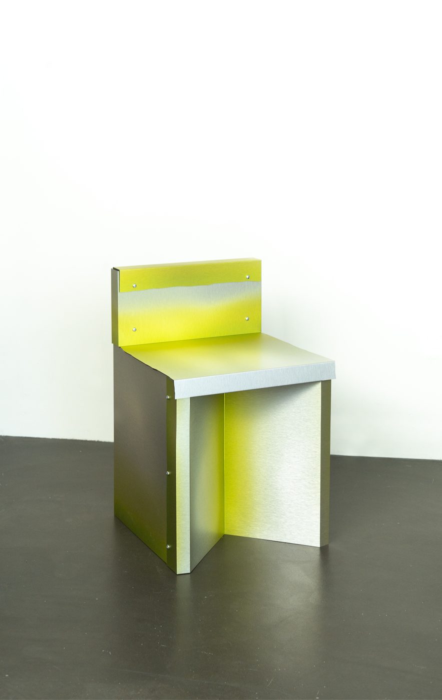 Aluplié Chair, Green to Yellow — BehaghelFoiny · collectible design at spazio
