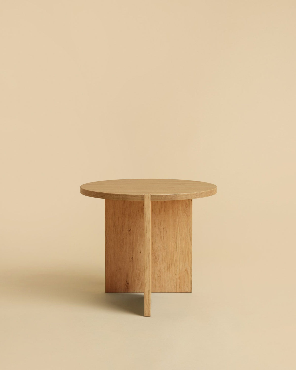 kume side table by lebanto, natural oak, side