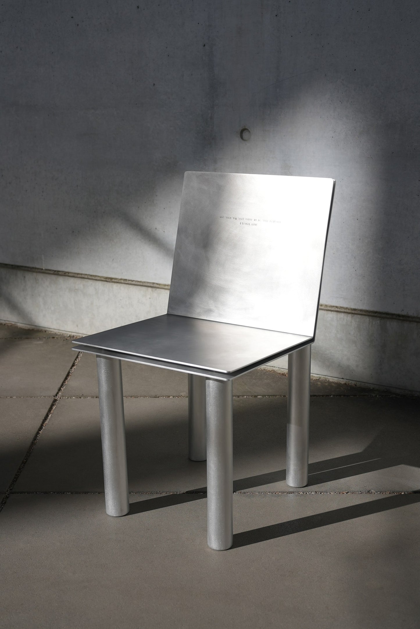 master & margarita 2-in-1 chair — single chair, front · studio von schoenebeck · collectible design at spazio