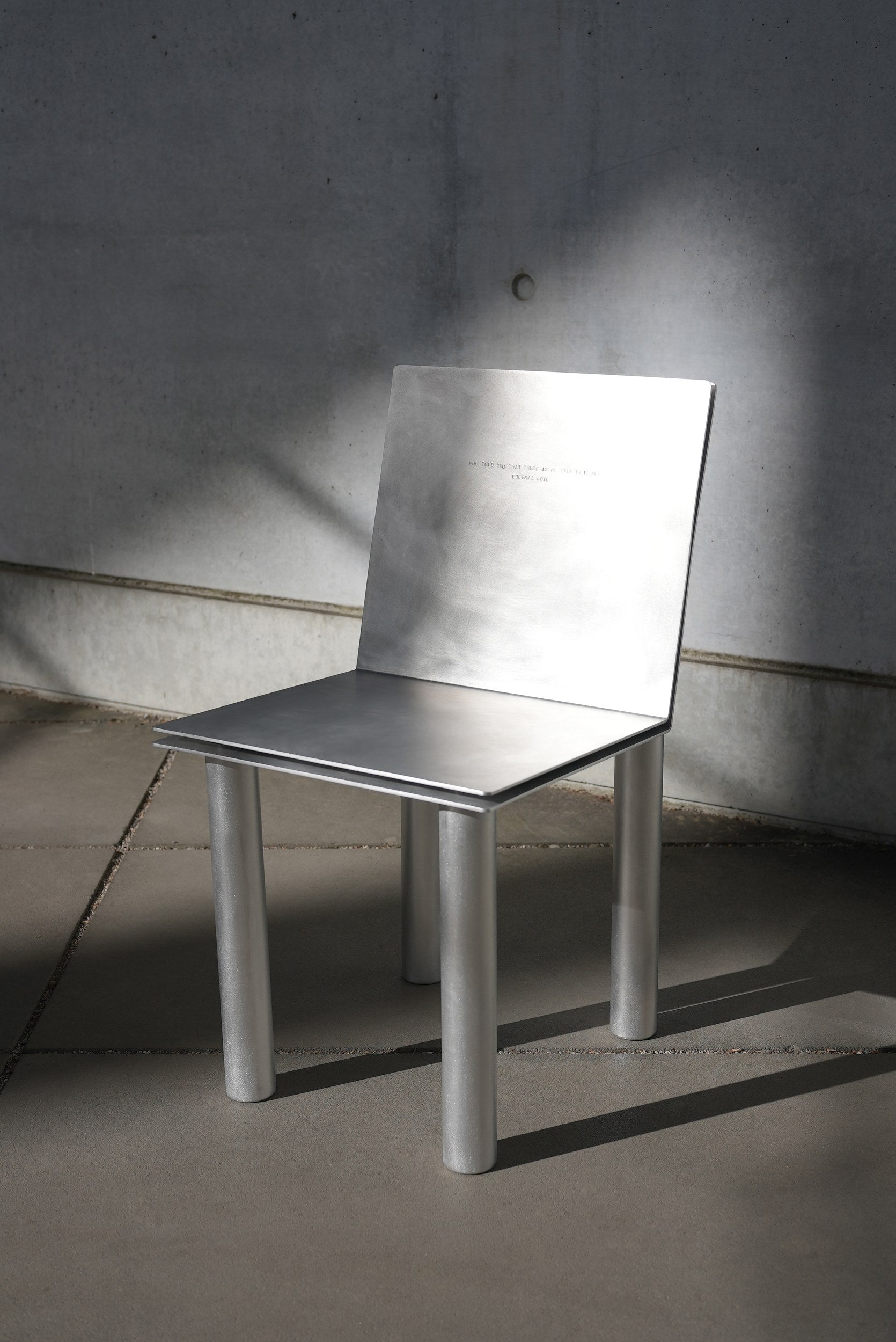 master & margarita 2-in-1 chair — single chair, front · studio von schoenebeck · collectible design at spazio