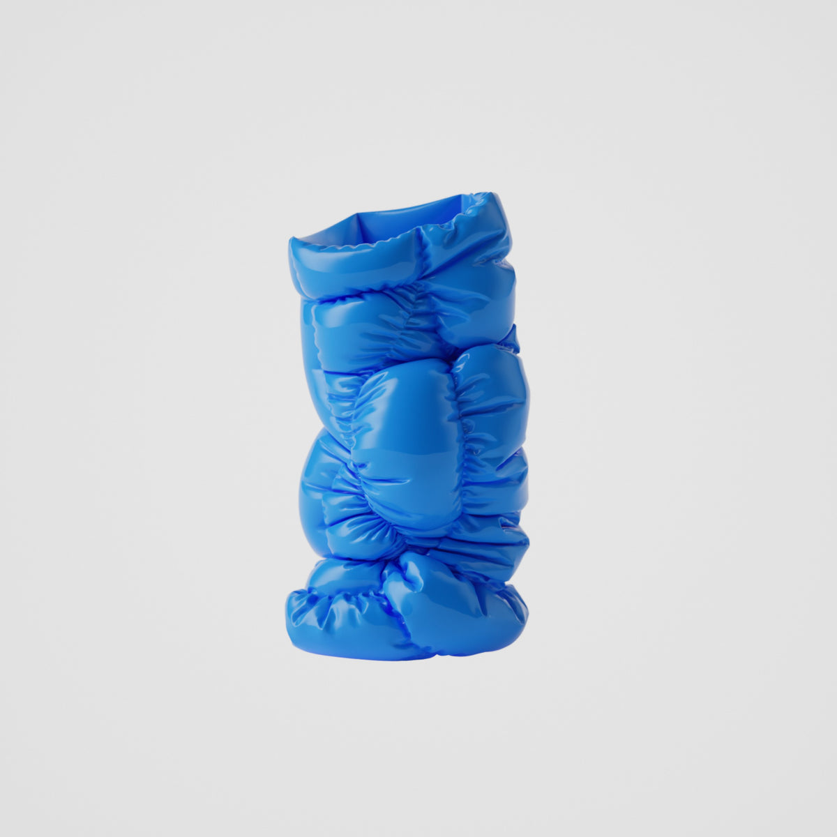 puffer vase II 34 cm, blue — Gast Studio · collectible design at spazio