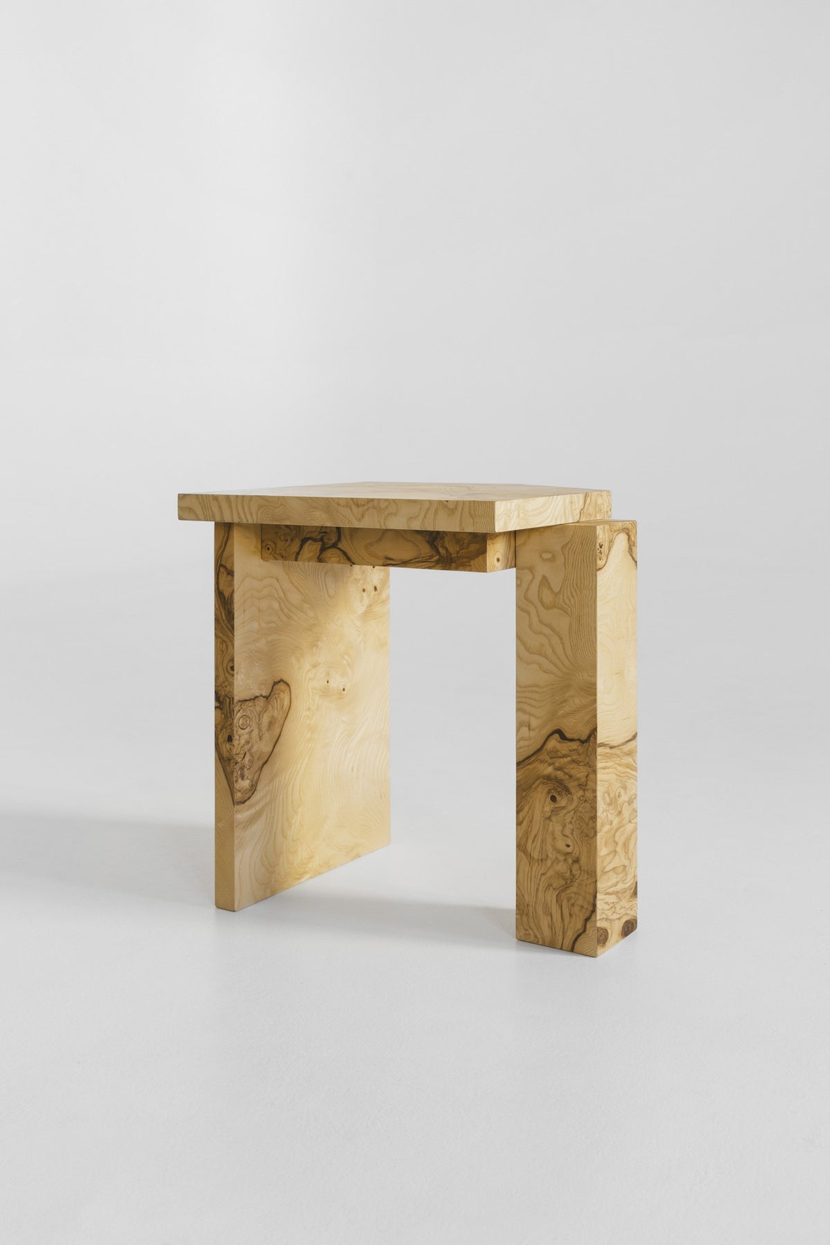 SSS01W Stool, Ash Root — sashaxsasha · collectible design at spazio