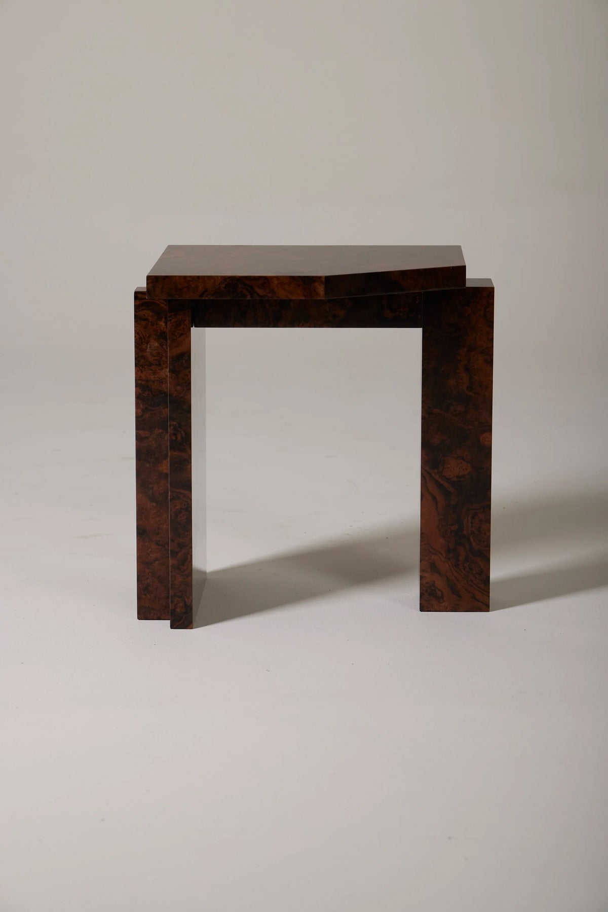 SSS01W Stool, Walnut Burl — sashaxsasha · collectible design at spazio