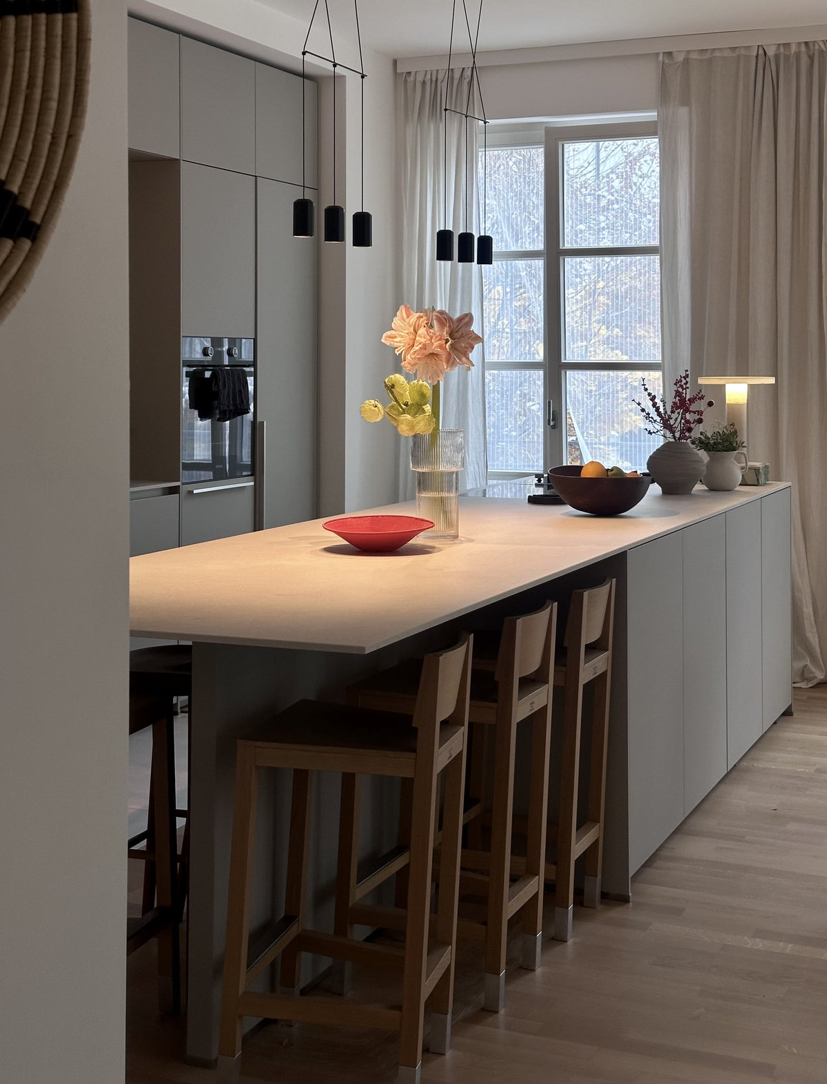 kitchen island with stools, spazio Munich
