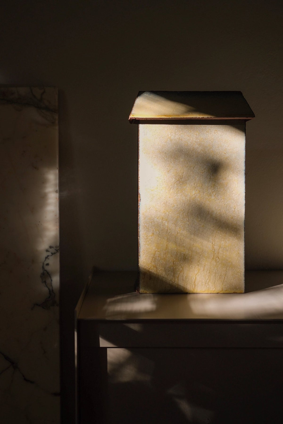 Poldi Lamp Tall in Mustard — tanja neubert · collectible design at spazio