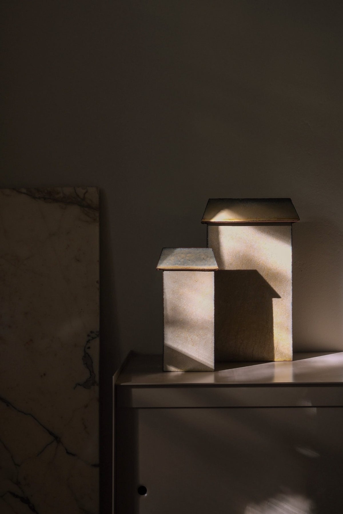 Poldi Lamp Small in Mustard — tanja neubert · collectible design at spazio