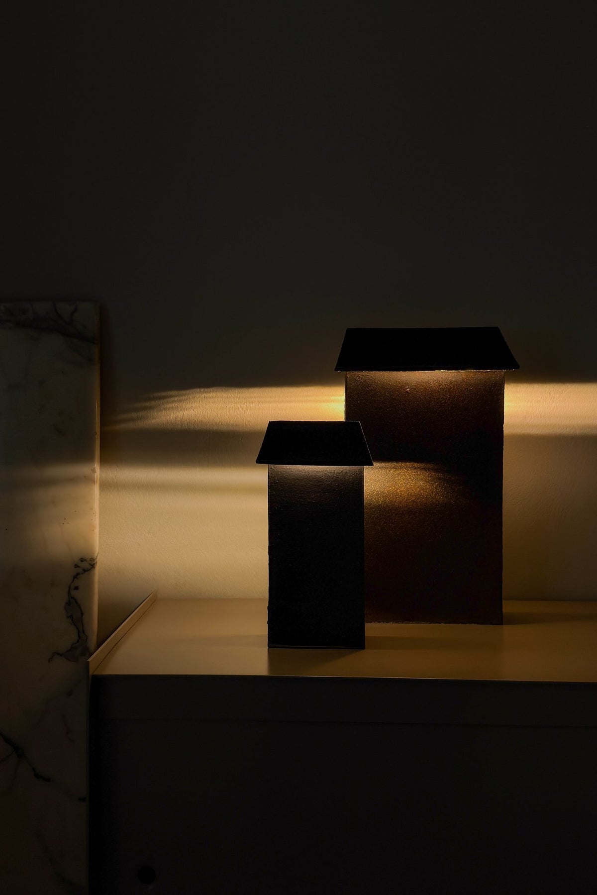 Poldi Lamp Small in Dark — tanja neubert · collectible design at spazio