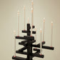 tetris 11 candelabra — the eleven-taper crown · studio von schoenebeck · collectible design at spazio