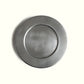 traces charging plate 'revenge' — brushed aluminium, engraved 'revenge is a dish served best, not at all' · studio von schoenebeck · collectible design at spazio