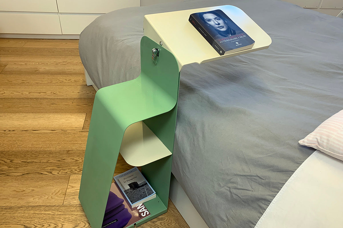 servoletto bedside table — denis santachiara · detail view