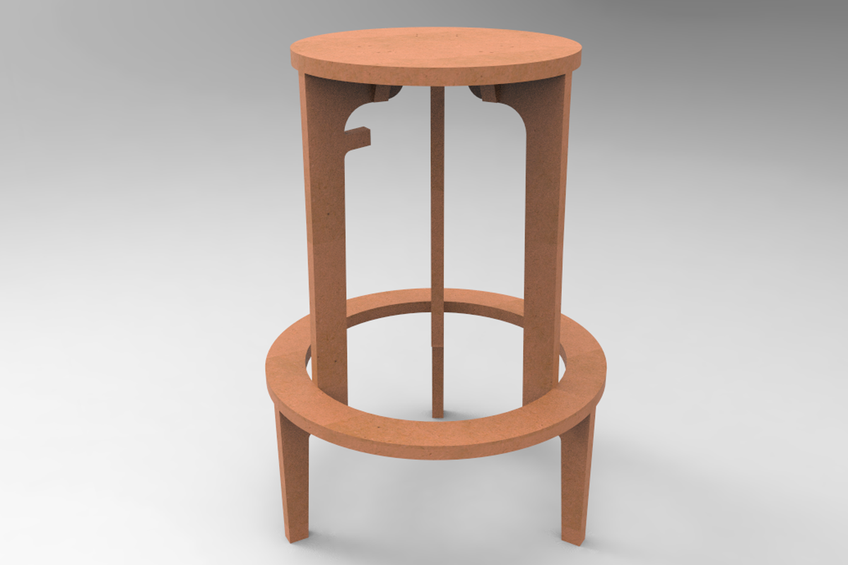 s-tool stool — denis santachiara · detail view
